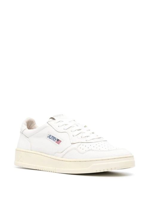 MEDALIST LOW SNEAKERS IN WHITE LEATHER AUTRY | AULMGG04GOAT/GOAT WHITE